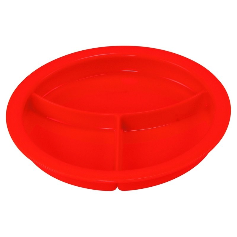 DMA HA 4246 Dělený talíř s přihrádkami Barva: Červená